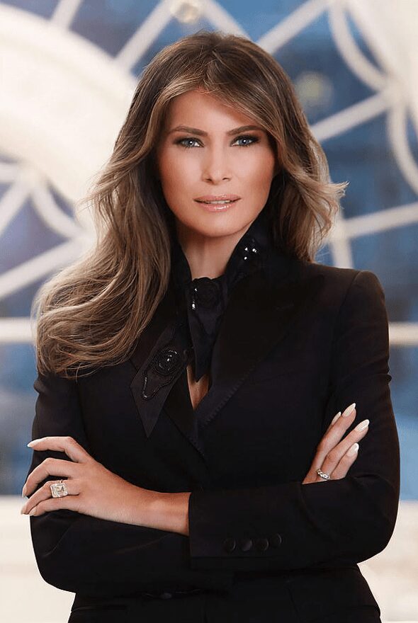 Melania Trump's official portrait released, symbolizing sophistication